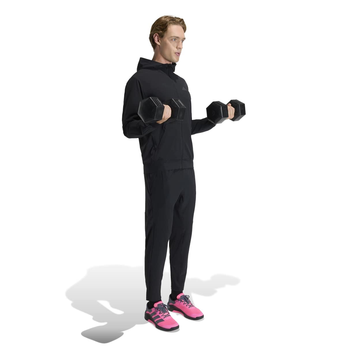 Adidas D4T KA4821 | Juodas Vyriškas Sportinis Džemperis Su Gobtuvu - Image 3
