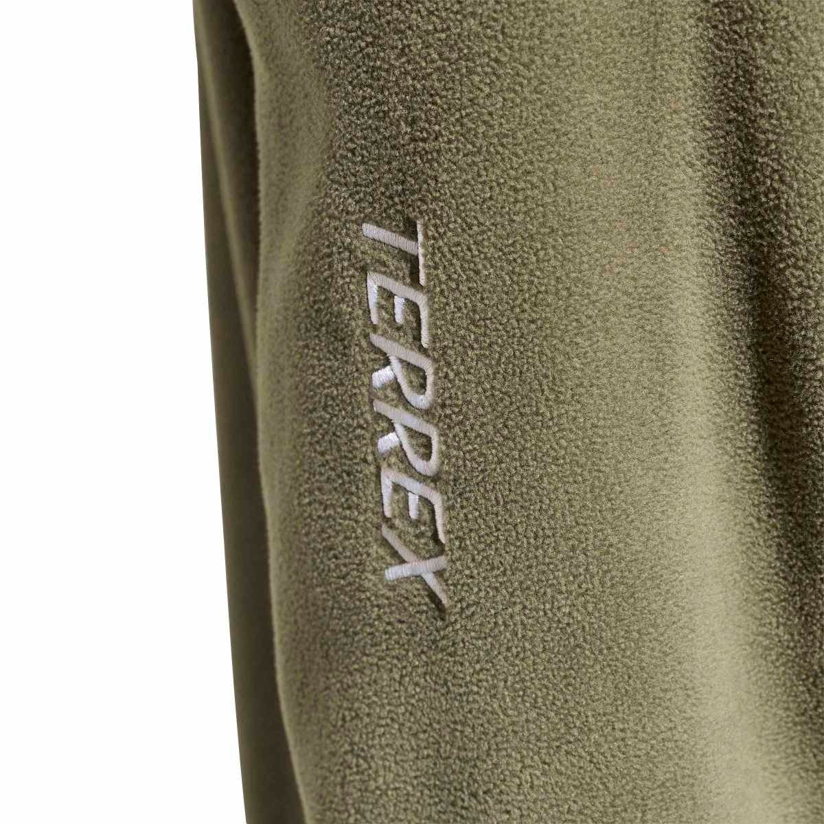 Adidas Terrex Polar Fleece Jacket KY9785 | Žalias Vyriškas Flisinis Džemperis Žygiams - Image 5