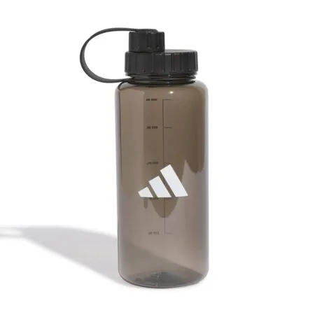 Juoda sportinė gertuvė vandeniui 1l talpos Adidas TRITAN Water Bottle KS9672.