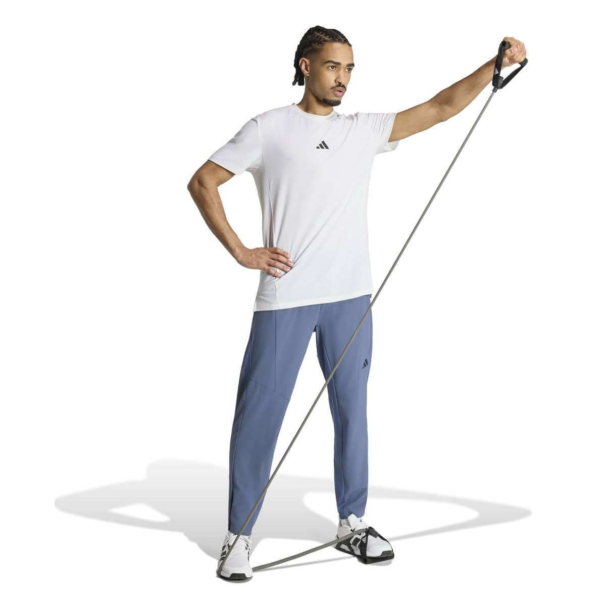 Adidas D4T KS6397 | Mėlynos Vyriškos Sportinės Kelnės (Treningai) - Image 3