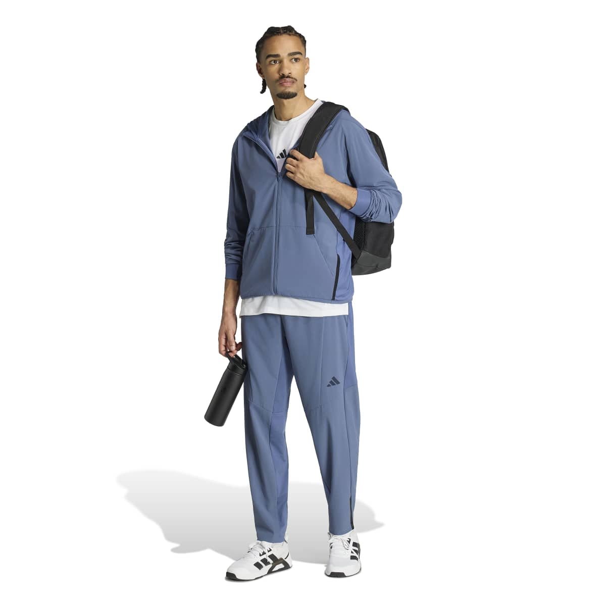 Adidas D4T KS6397 | Mėlynos Vyriškos Sportinės Kelnės (Treningai) - Image 6