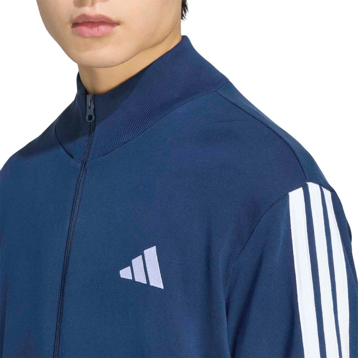 Adidas 3s FT Tracksuit KZ2433 | Mėlynas Vyriškas Medvilninis Sportinis Kostiumas - Image 4