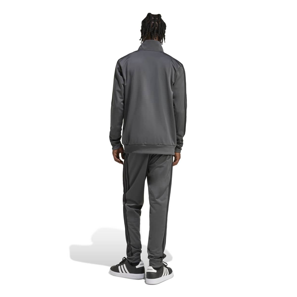 Adidas 3s Tracksuit KC1355 | Tamsiai Pilkas Vyriškas Sportinis Kostiumas (Treningai) - Image 2
