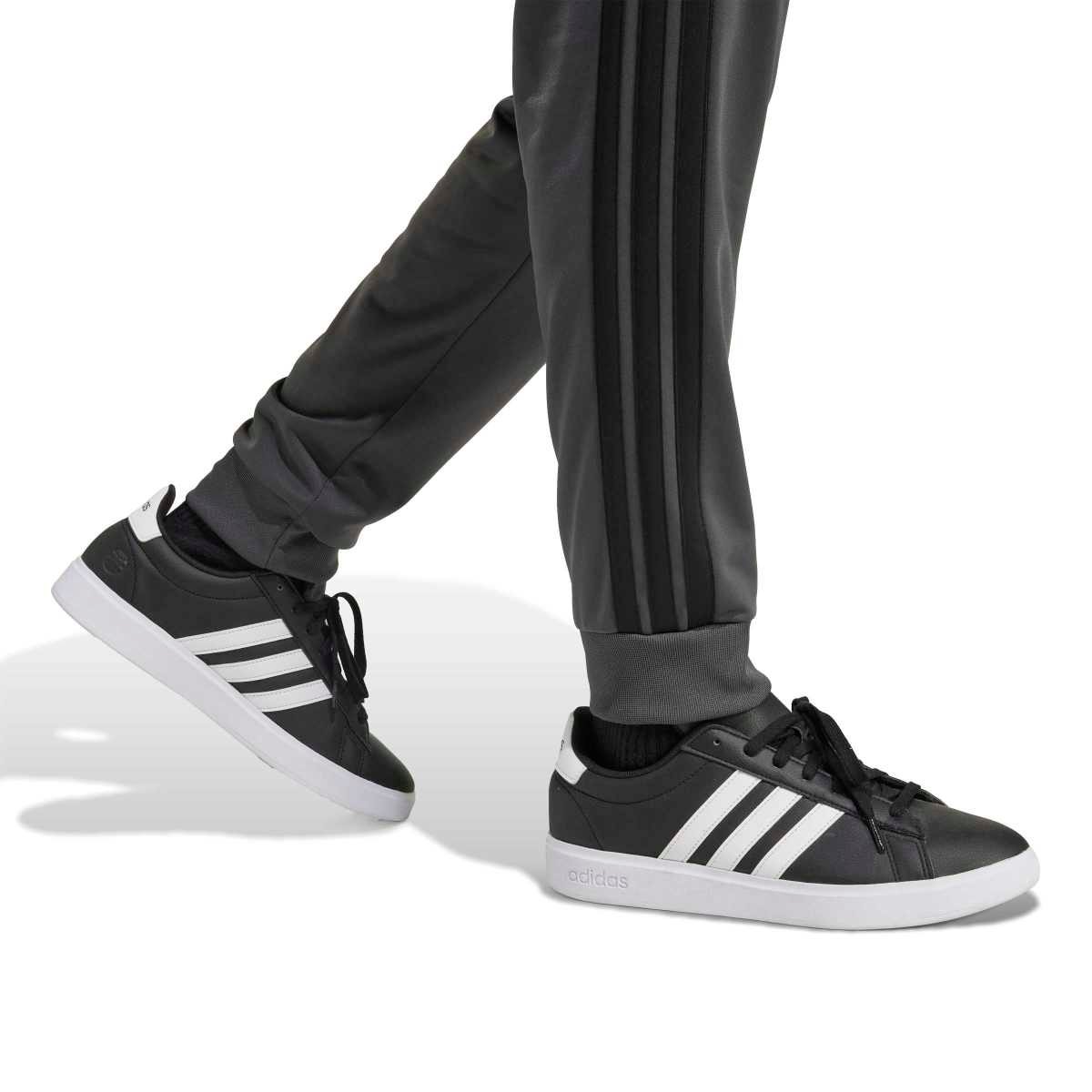 Adidas 3s Tracksuit KC1355 | Tamsiai Pilkas Vyriškas Sportinis Kostiumas (Treningai) - Image 5