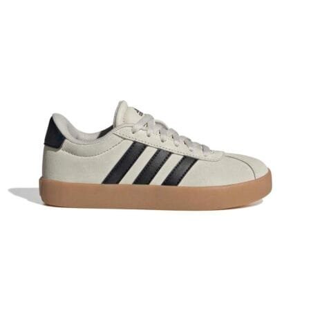 Smėlio spalvos vaikiški paauglių laisvalaikio batai sportbačiai Adidas VL Court 3.0 KI6493.