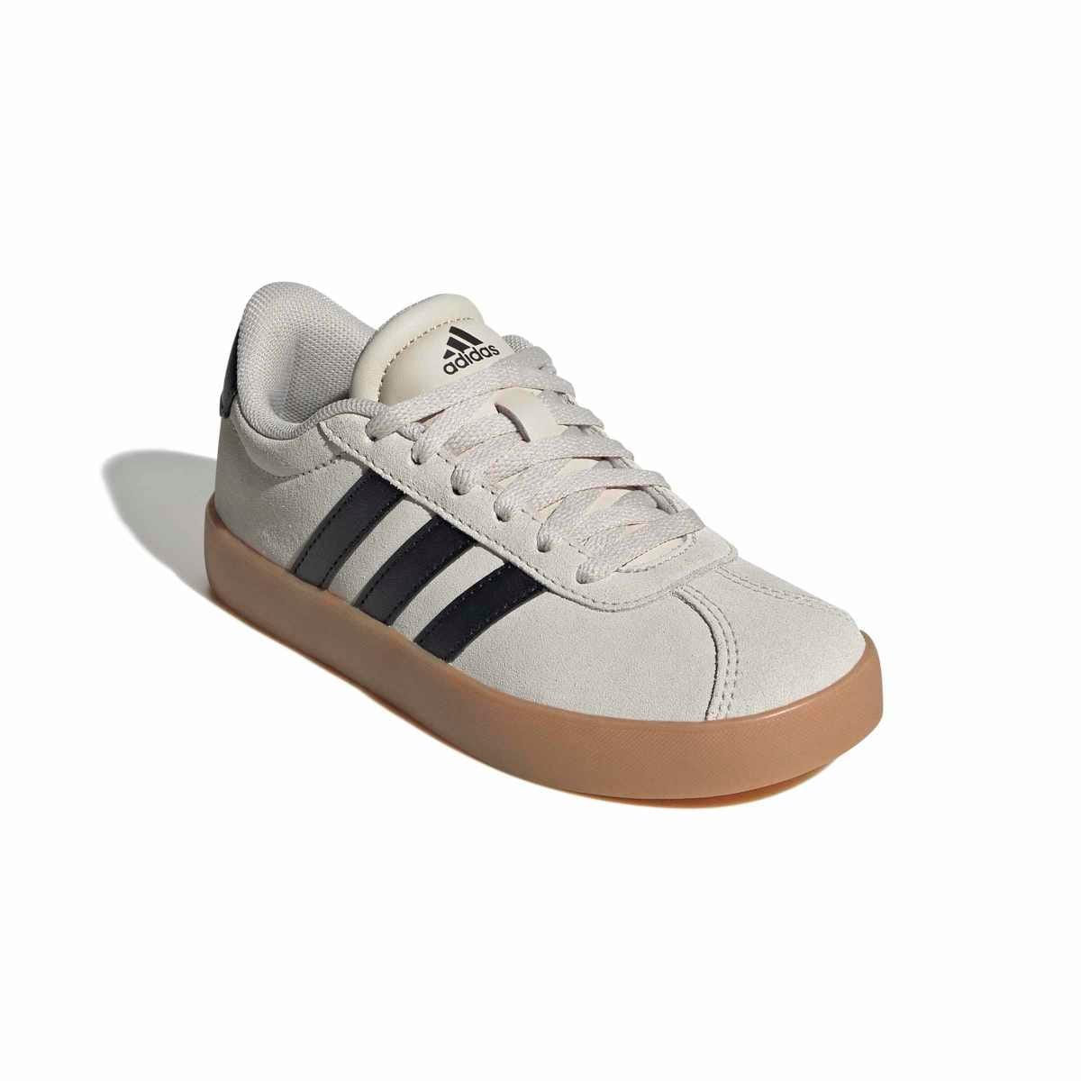Adidas VL Court 3.0 KI6493 | Smėlio Spalvos Vaikiški Kedai - Image 4