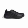 Juodi odiniai vyriški laisvalaikio batai kedai placiai pedai Adidas Cloudfoam Cuxxion Leather KJ4255.