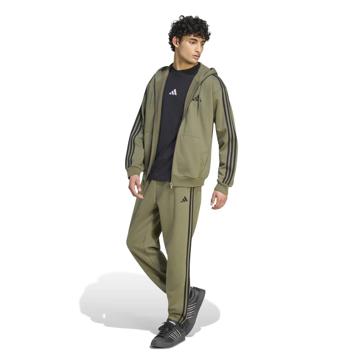 Adidas FL Pants KY4130 | Chaki Vyriškos Sportinės Kelnės (Jogger) - Image 3