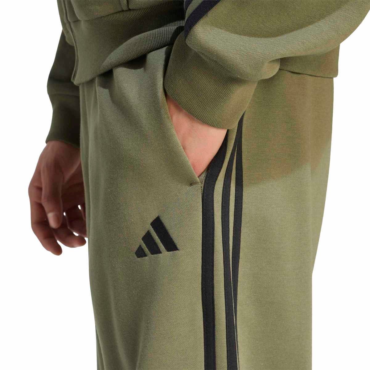 Adidas FL Pants KY4130 | Chaki Vyriškos Sportinės Kelnės (Jogger) - Image 5