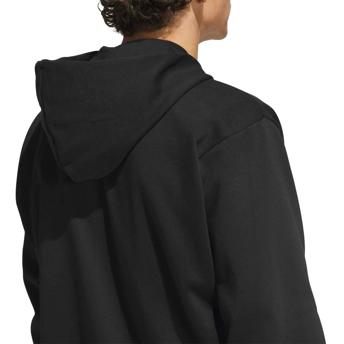 Adidas FL Hoody IA6045 | Juodas Vyriškas Džemperis Su Užtrauktuku ir Gobtuvu - Image 5