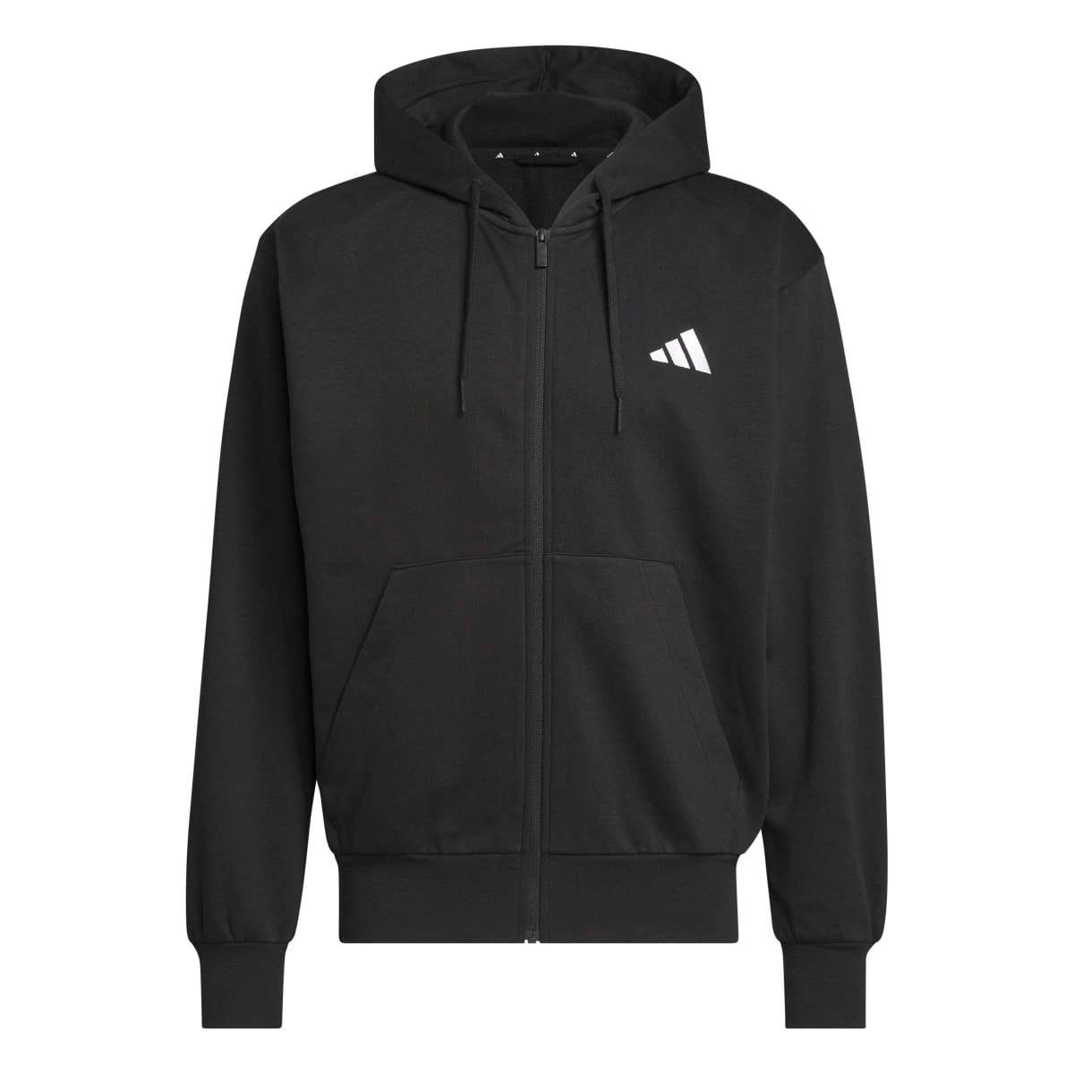 Adidas FL Hoody IA6045 | Juodas Vyriškas Džemperis Su Užtrauktuku ir Gobtuvu - Image 6