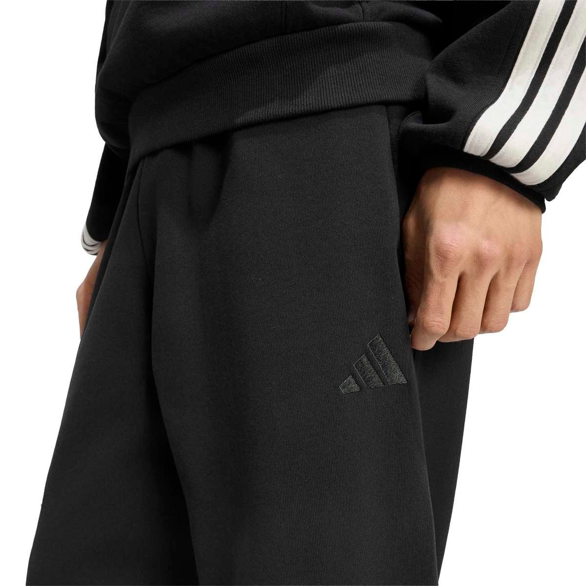 Adidas Pants FT KW2300 | Juodos Vyriškos Plačios Treninginės Kelnės (Medvilnė) - Image 4
